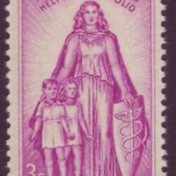 #1087 MARCH OF DIMES 3 CENTS SET OF 3  VF NEVER HINGED! - Picture 3 of 4